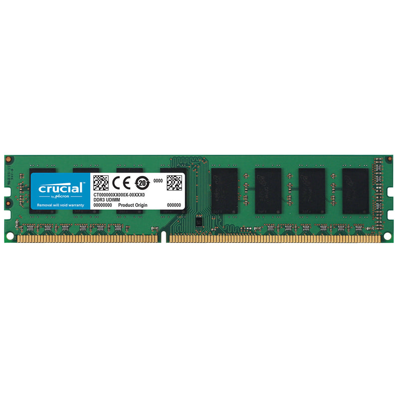 Crucial Desktop 8GB DDR3L-1600MHz UDIMM Memory Module