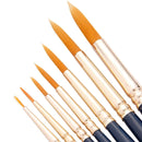 مجموعة فرشاة شعر صناعية مستديرة من فابر كاستل 7s FCIN114701