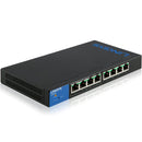 Linksys LGS308P 8-Port Business Smart Gigabit PoE+ Switch