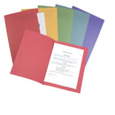 مجلدات مربعة الشكل، فولسكاب (عبوة من 50) أزرق