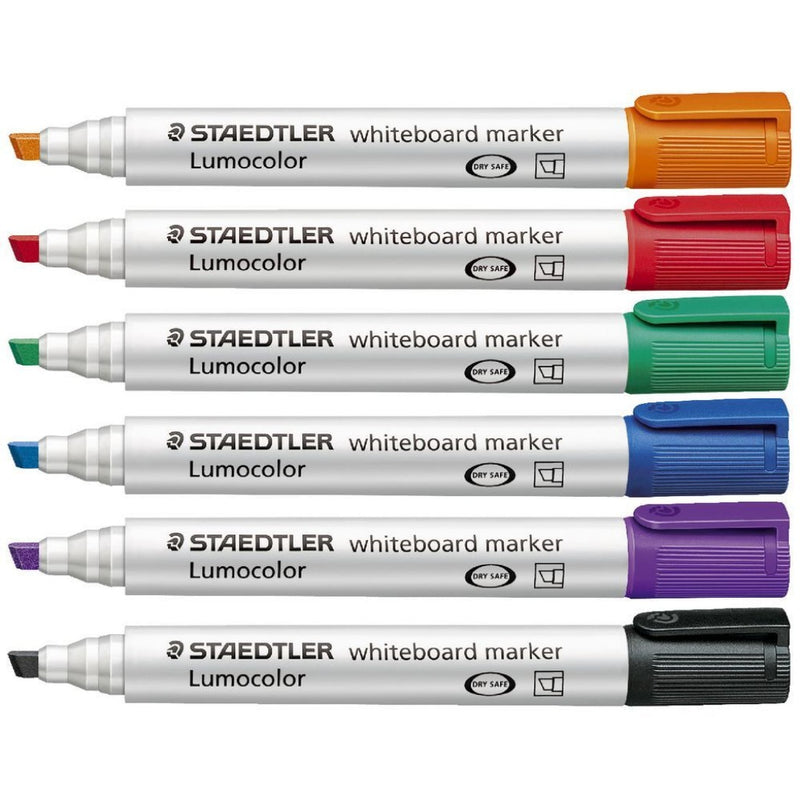 Lumocolor Bullet Tip/ Chisel Tip White Board marker 351 (Pack of 10)