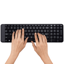 Logitech MK220 Wireless Keyboard & Mouse - English, Black