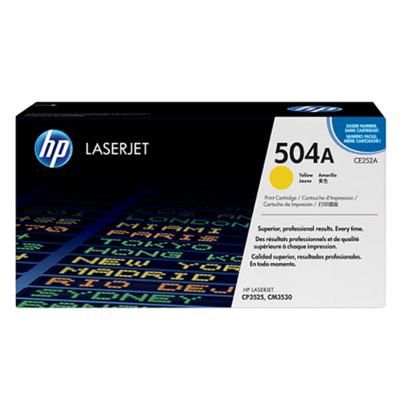 خرطوشة حبر HP 504A صفراء CE252A