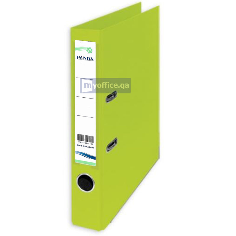 PVC Box File F/S Lime Green 45mm