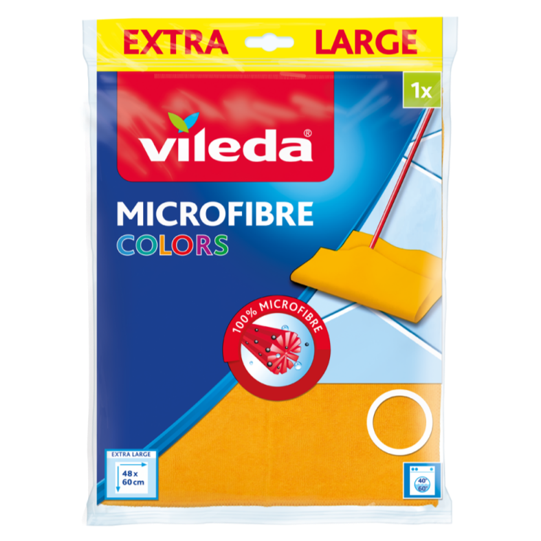 Vileda Microfibre Floor Cloth Colors V-0027