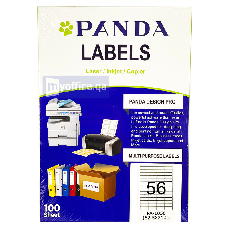Multi-Purpose Labels 56 Cuts (Pack of 100) PA-1056, 52.5mmx21.2mm