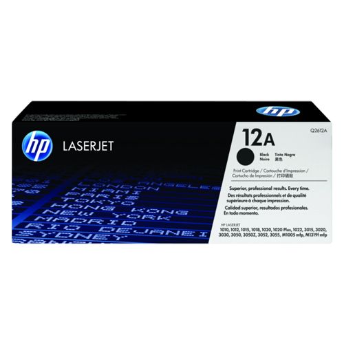 HP 12A Black Toner Cartridge