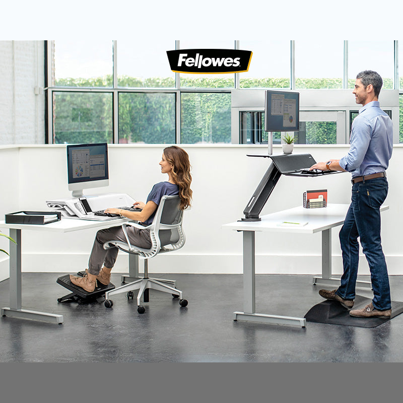 Fellowes Lotus™ RT Sit-Stand Workstation Single Monitor in Qatar