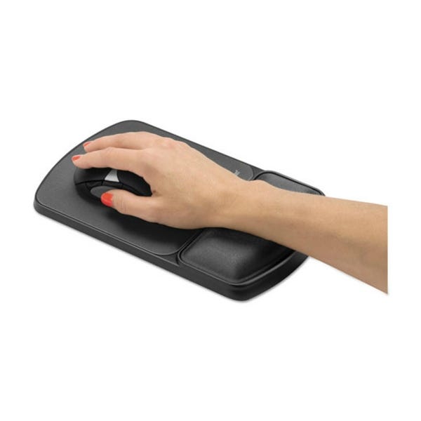 Gel Wrist Rest and Mouse Pad - Graphite/Platinum