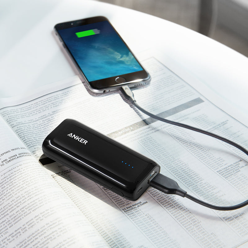 ANKER Astro E1 5200mAh Ultra Compact Portable Charger - Black