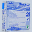 قلم تحديد السبورة البيضاء برأس إزميل من Pentel MWL6 Maxiflo