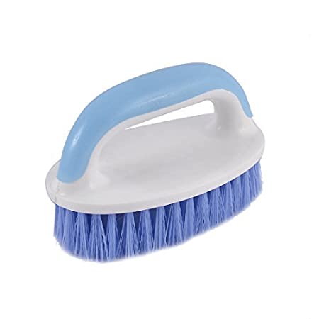 Plastic Handle Clothes Shoes Stain Cleaning Washing Scrub Brush 75G
