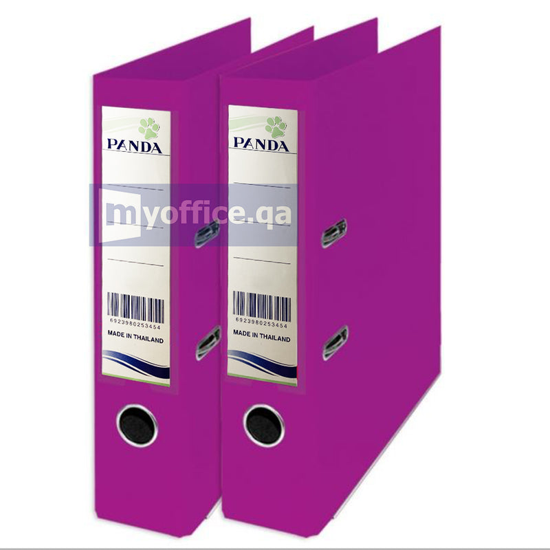 PVC Box File F/S Purple 75mm