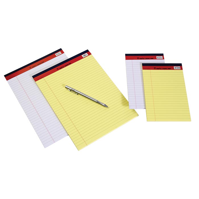 SinarLine Legal Pad White A4 ,210 x 297mm