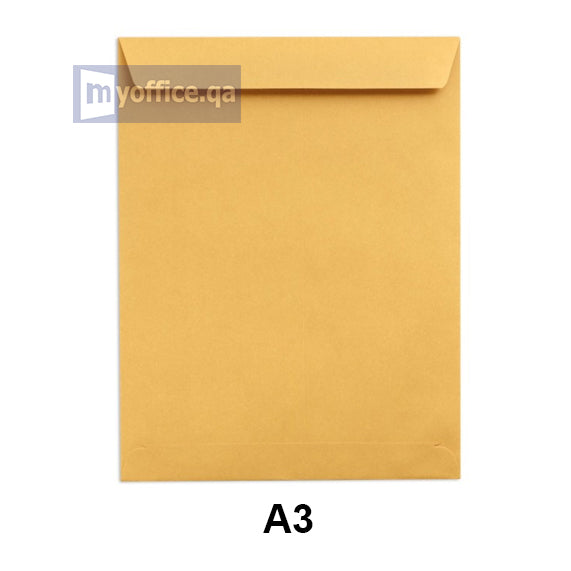 A3 Size Envelopes Brown