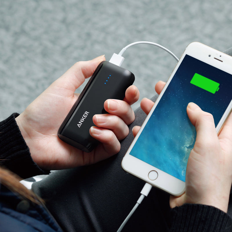 ANKER Astro E1 5200mAh Ultra Compact Portable Charger - Black