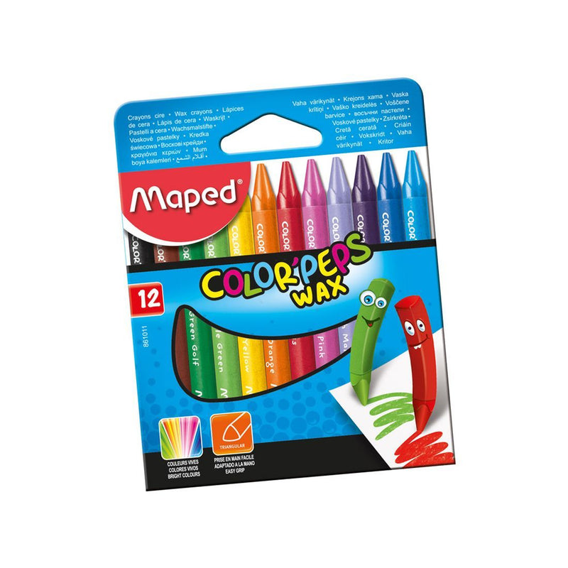 Color Peps Wax Crayons 12 Color Packet 861011