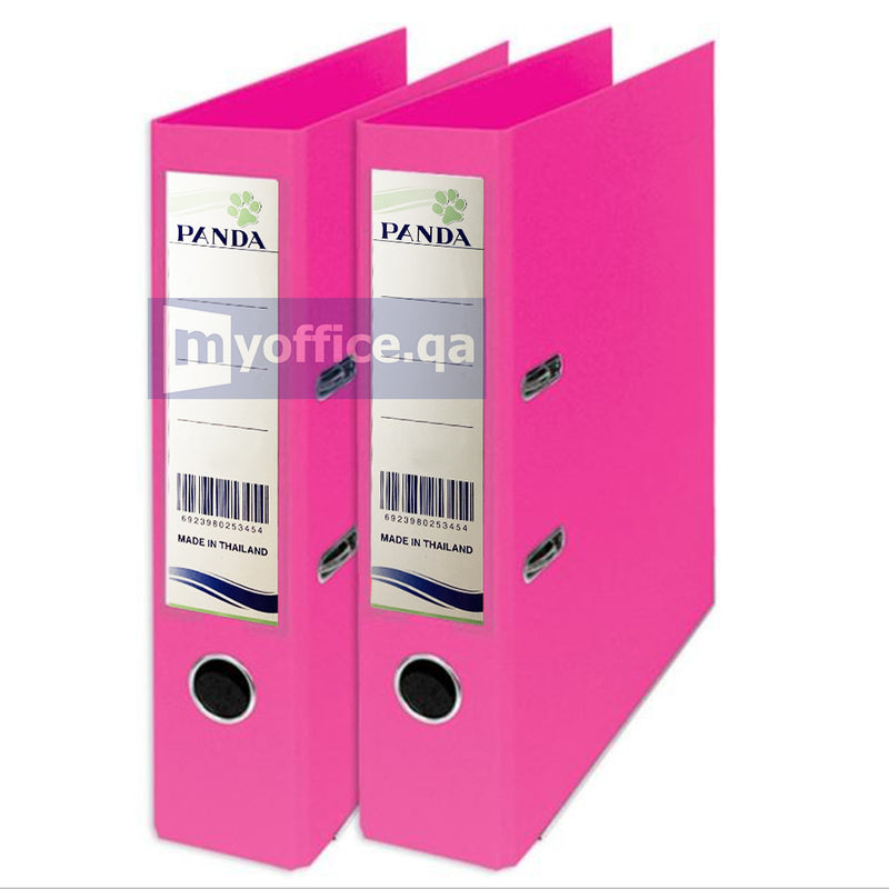 PVC Box File F/S Pink 75mm
