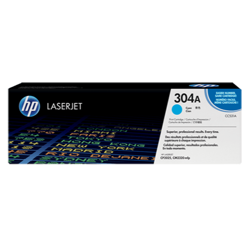 HP 304A Cyan LaserJet Toner