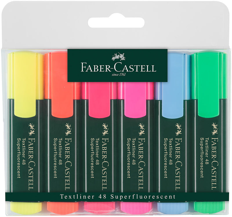 Faber Castell Textliner set of 6 FC 154806 Germany