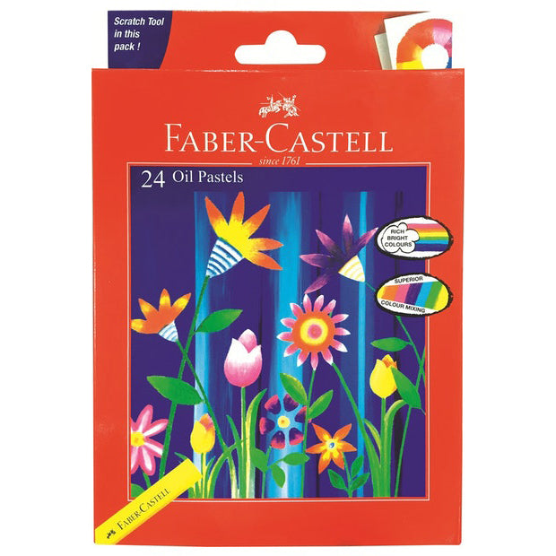 Faber Castell Oil Pastels 24 color FCIN 126024