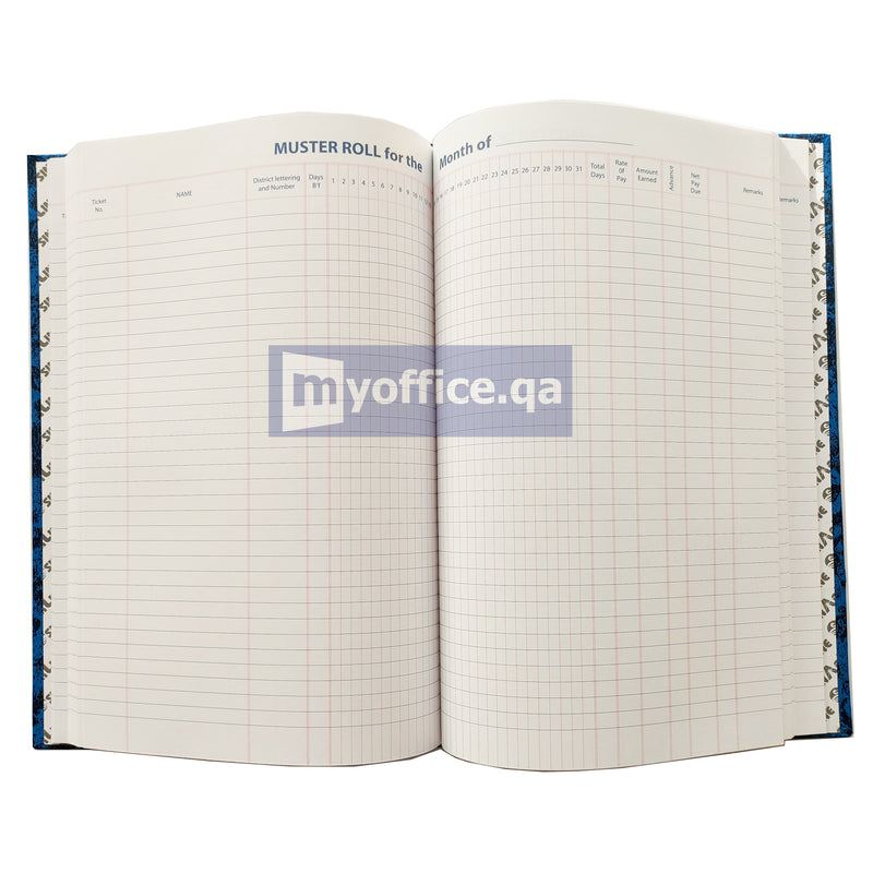 Muster Roll Book Sinar HB02886 104 Sheets in Qatar