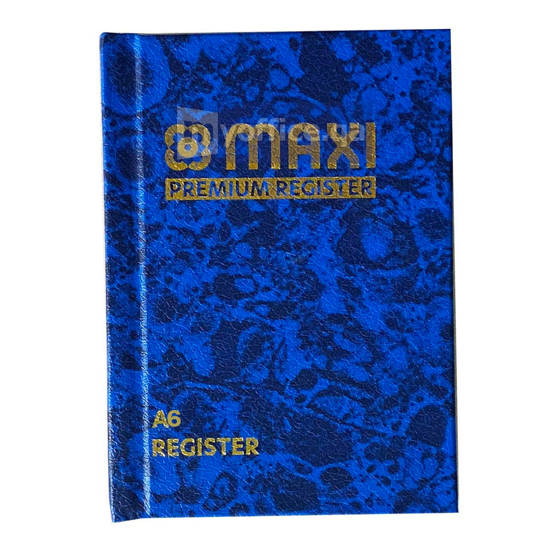 Maxi Premium Register Book A6, 2QR- 96 Sheets