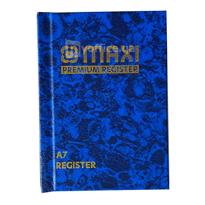 Maxi Premium Register Book A7, 2QR- 96 Sheets