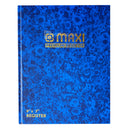 Maxi Premium Register Book 9''x7'',2QR- 96 Sheets