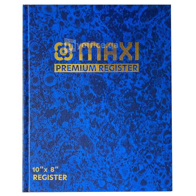 Maxi Premium Register Book 10''x8'',4QR- 192 Sheets