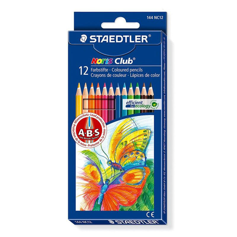 Noris Club Coloring Pencils 144-NC12 (Pack of 12)
