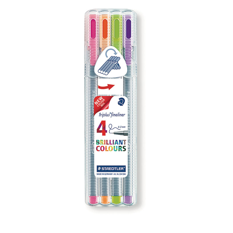 Triplus fineliner 4 color 334-SB04