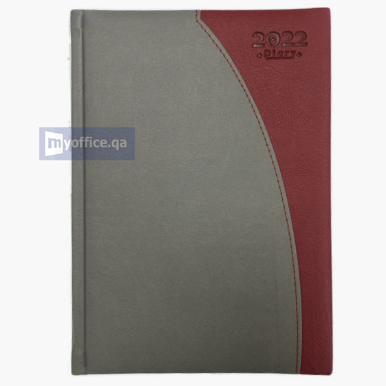2024 Grey Red Diary B5-03