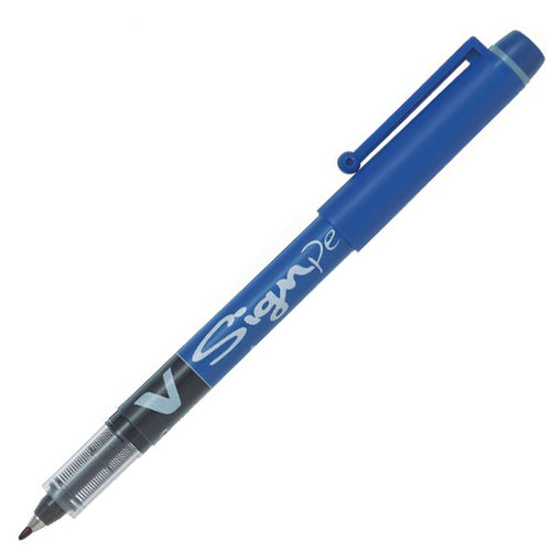 Pilot V-Sign Pen – Blue (Pack of 12 Pcs)