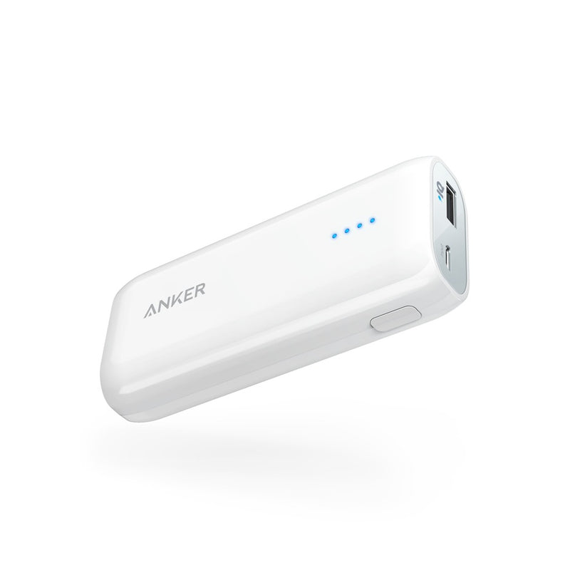 ANKER Astro E1 5200mAh Ultra Compact Portable Charger - White