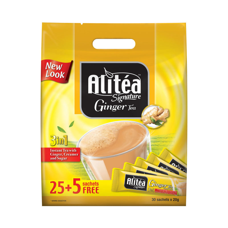 Power Root Alitea 3 In1 Classic Ginger Tea (30 Sachets x20GM)