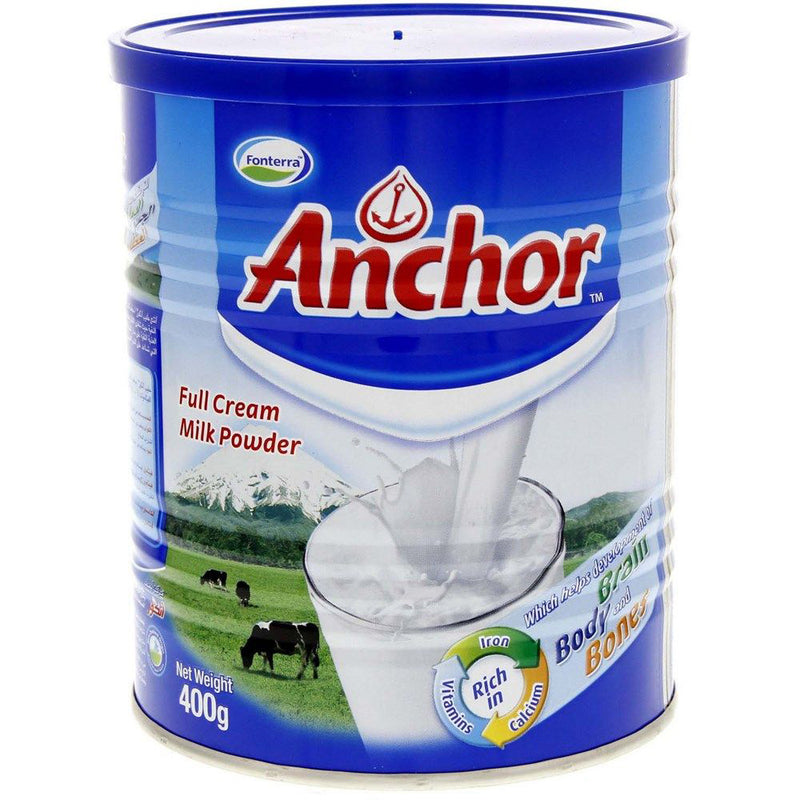 Anchor Full Cream Milk Powder 400g (Box of 12)