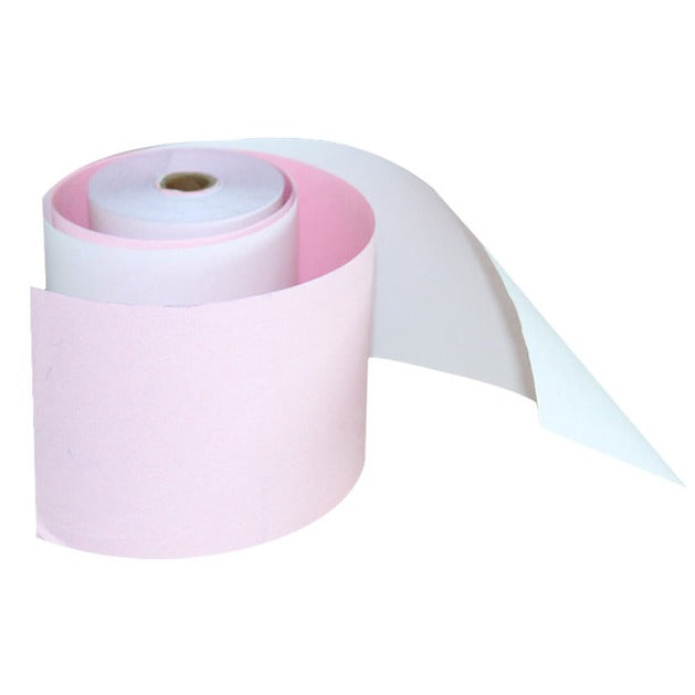 76mm x 65mm 2ply Carbonless Paper Roll/ Cash Register Roll (Box of 50)