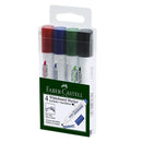 فابر كاستل ماركر سبورة بيضاء W50 متنوعة 4x طرف مشطوف