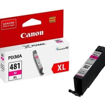 خرطوشة حبر أرجوانية عالية الإنتاجية من Canon CLI-481MXL