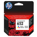 HP 652 Tri-Color Original Ink Advantage Cartridge