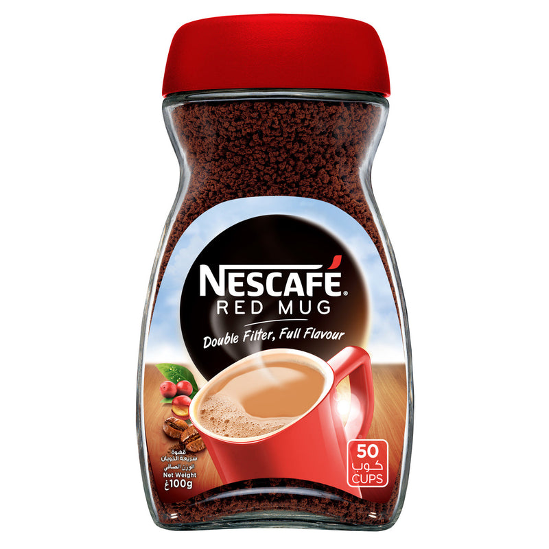 Nescafe Red Mug Instant Coffee 100 Grams Jar