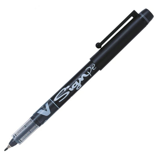 Pilot V-Sign Pen – Black (Pack of 12 Pcs)