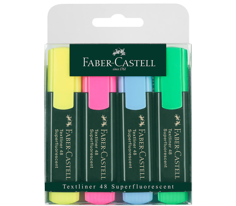 Faber Castell Textliner set of 4 FC 154804 Germany